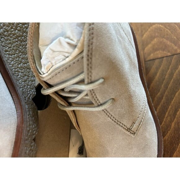 Clarks Clarkford DBT Women's 6 M Sand Suede Wedge Heels Closed Toe NEW Lace Up - Picture 4 of 9